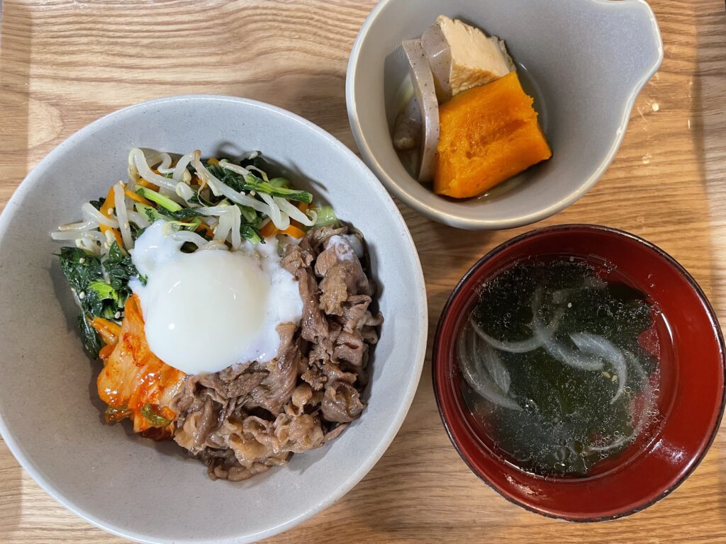 ビビンバを食べる時、糖尿病食や腎臓病食に近づける