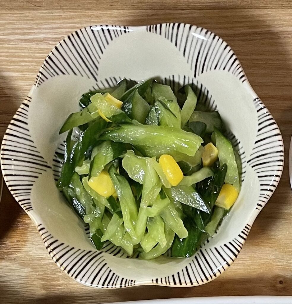 胡瓜のさっぱりサラダ