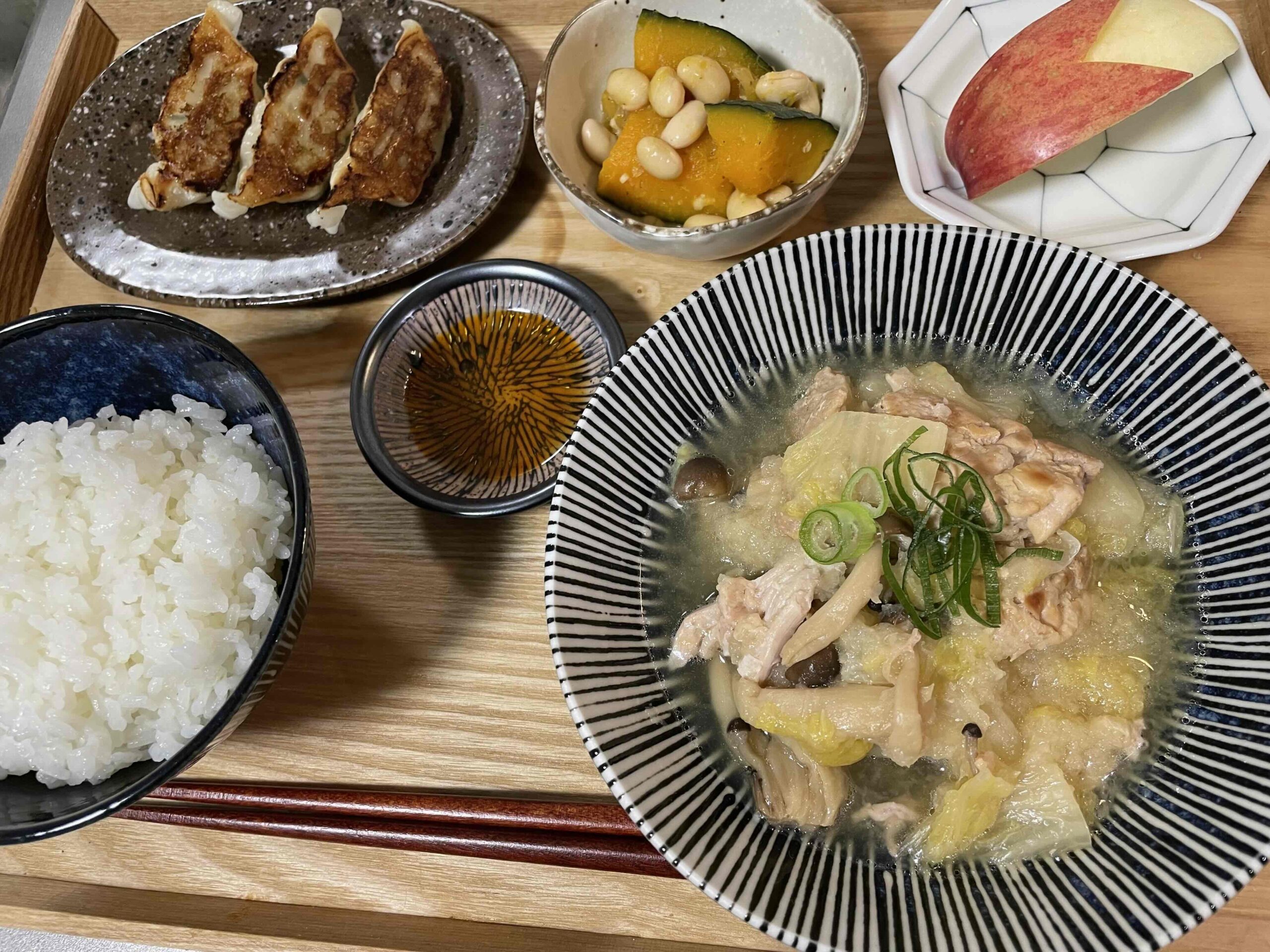 鶏肉と白菜のみぞれ煮